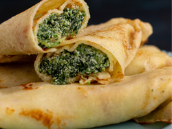 35-Canelones con ricota y verdura sin salsa (3u)