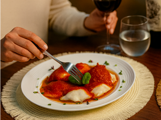 126-Raviolones de espinaca completo (x 10 u)