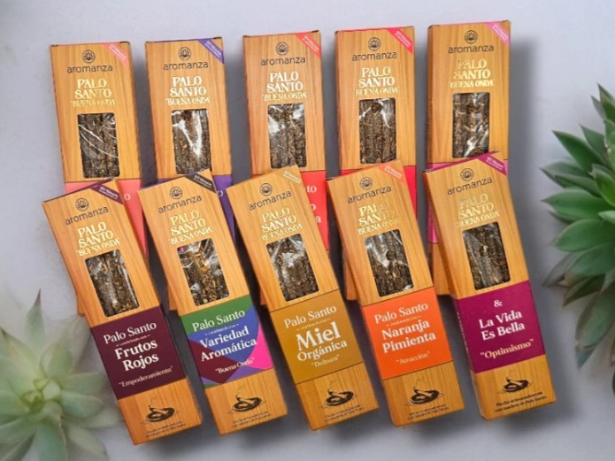 SAHUMERIO PALO SANTO - PREMIUM CAJA X8