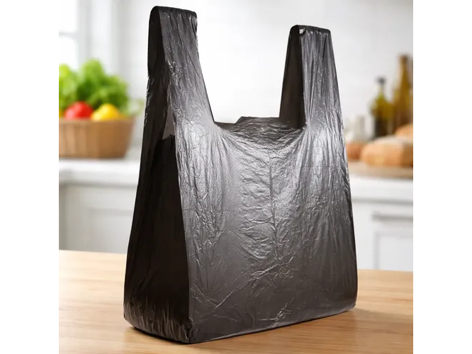 BOLSA CAMISETA NEGRA 45x60 pack 60 unid