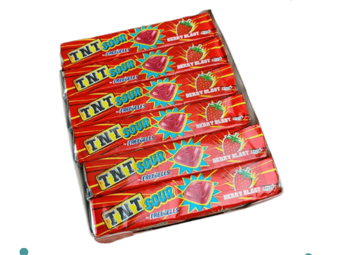 PASTILLAS TNT FREEGELS - FRUTILLA X 12