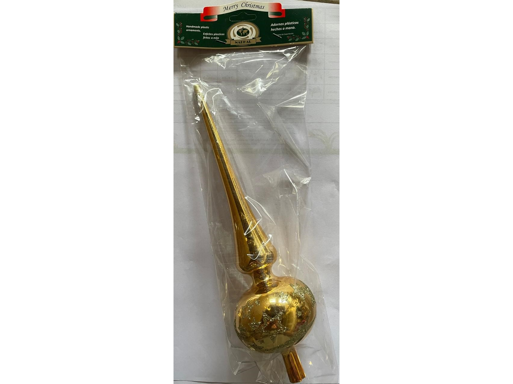 NAVIDAD PUNTAL ESFERA GRANDE BRILLANTE - COD. 571