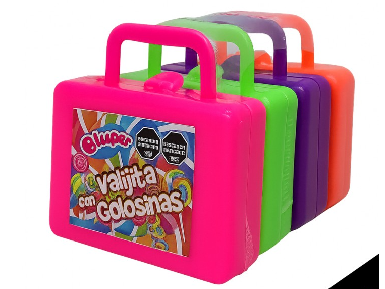 VALIJA CON GOLOSINAS - PACK X4
