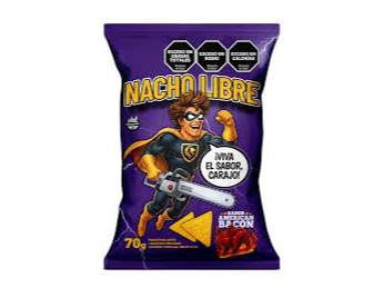 NACHO LIBRE - SABOR BACON 70grs