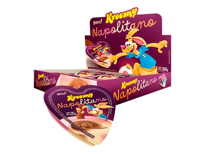 KROOMY - NAPOLITANO CORAZON - DISPLAY 12 UNIDADES