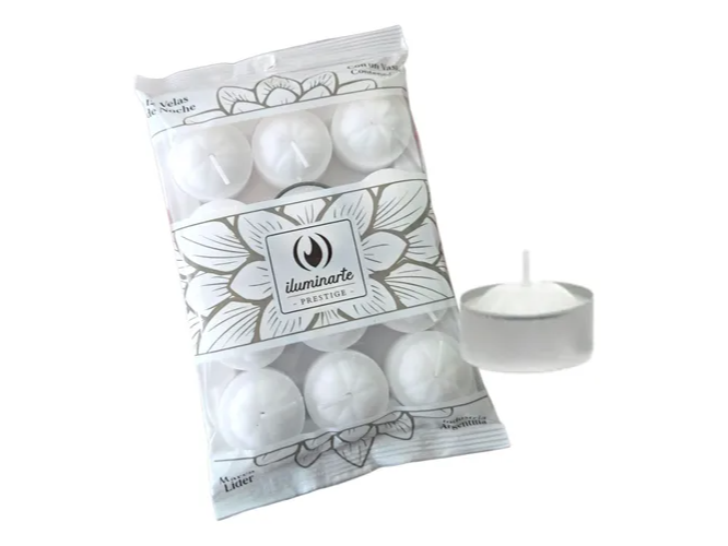 VELA HORNITO BLANCA - BOLSA X12