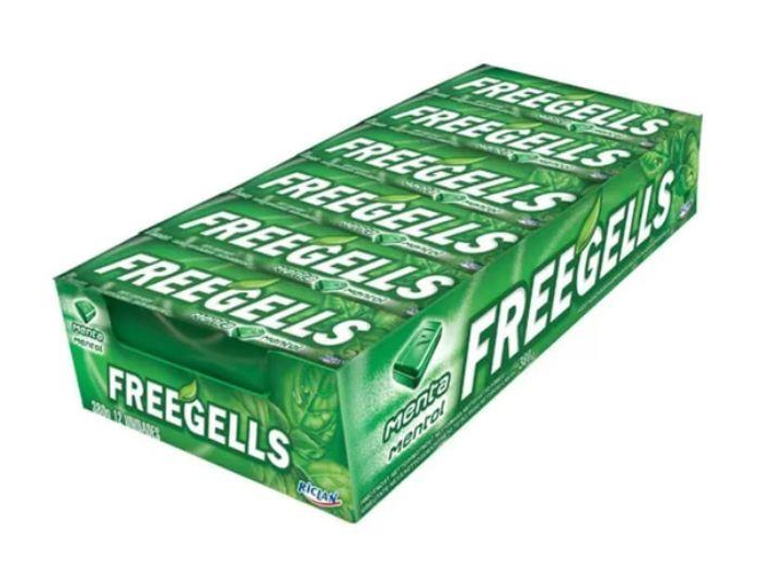 PASTILLAS FREEGELLS MENTA - DISPLAY X12