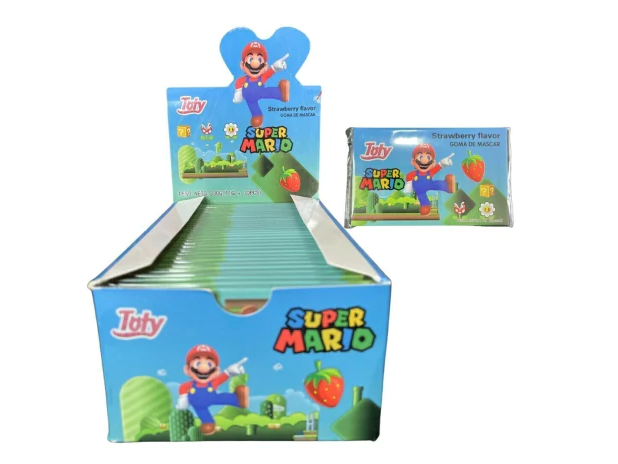 CHICLE TIKTOK MARIO - DISPLAY X 30 UNIDADES
