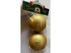 NAVIDAD GLOBO LISO SATINADO 80MM X2 - COD. 802