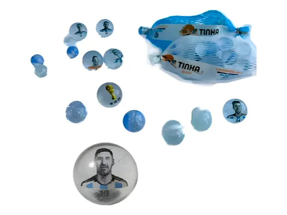 BOLITAS CAMPEON DEL MUNDO BOLSA CANICAS