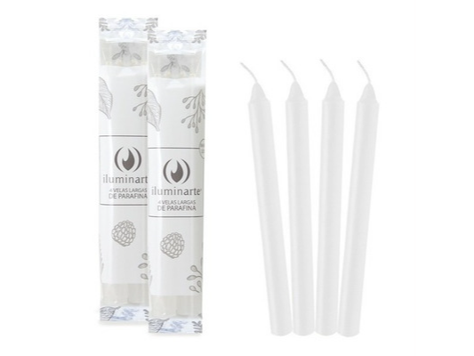 VELA RANCHERA BLANCA - Bolsa x 4