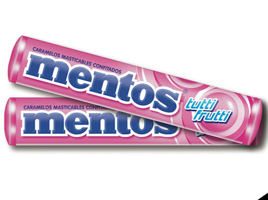 MENTOS TUTTI FRUTI - Pastillas x 12