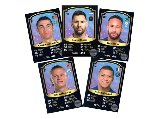 CARTAS ESTRELLAS FUTBOL SOBRES PACK X 6