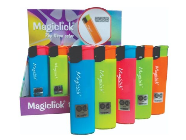 ENCENDEDOR MAGICLICK - POP NEON COLOR x15