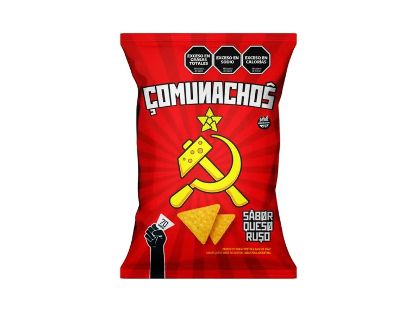 COMUNACHO - SABOR QUESO RUSO 70grs