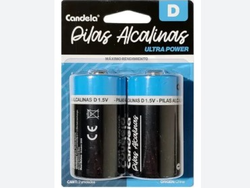 PILA CANDELA - ALCALINA "D" X2