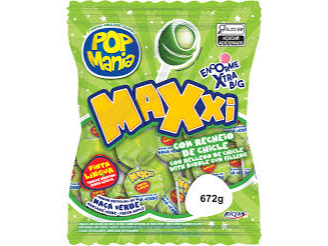 CHUPETIN POP MANIA MAXXI MANZANA - BOLSA X24 (Copia)