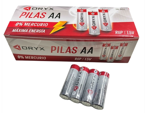 PILA AA - ONYX CARBON CAJA 60 UNIDADES