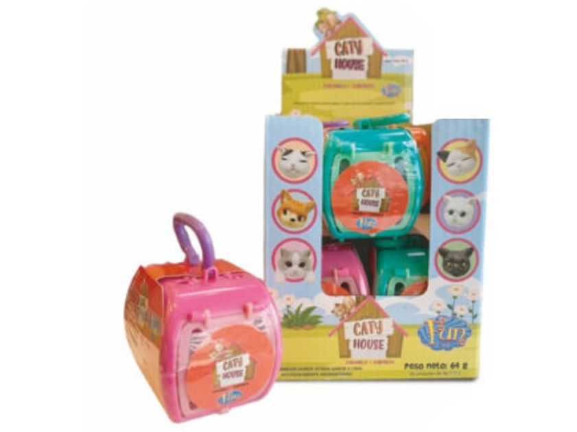 CATY HOUSE - GATO en jaula con pastillas Caja x8