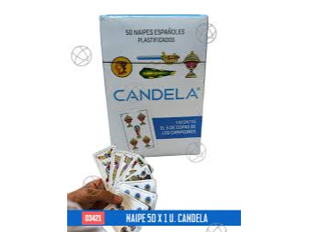 NAIPE ESPAñOL CANDELA 50 CARTAS