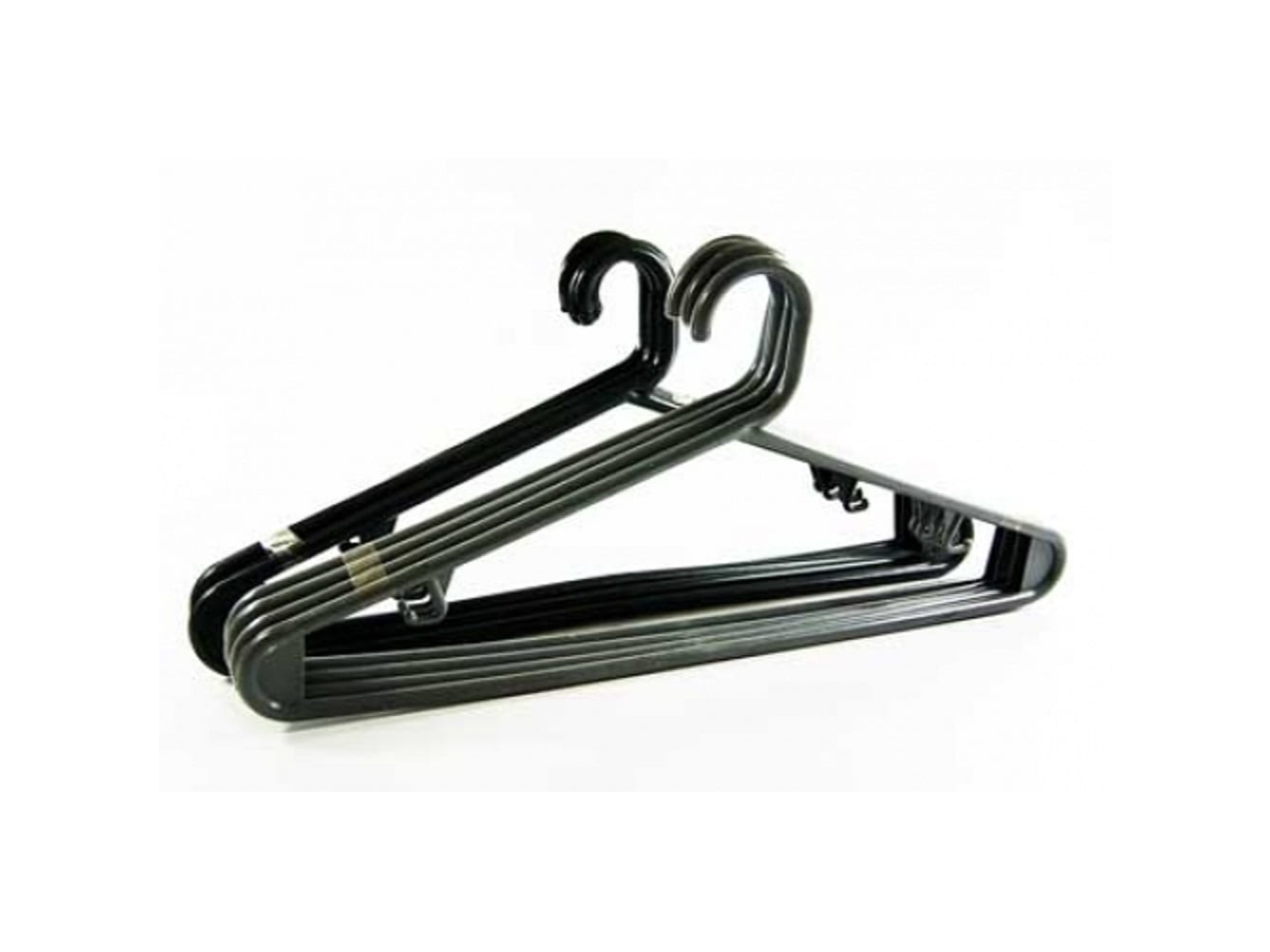 PERCHA PLASTICA X 4 UNIDADES