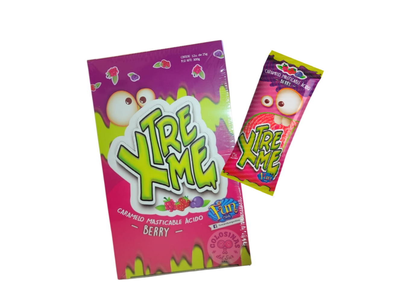 XTREME BERRY 25 GRAMOS X12