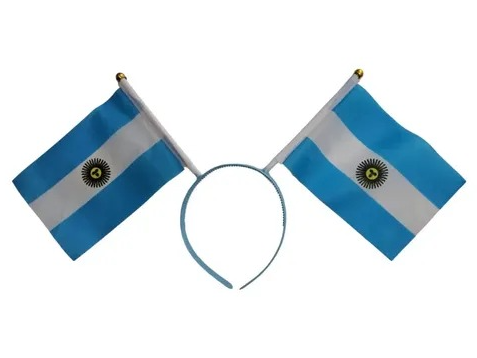 VINCHA CON BANDERAS ARGENTINA