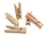 BROCHES DE MADERA REFORZADO - PACK X12