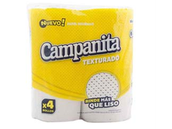 HIGIENICO CAMPANITA TEXTURADO 4X30M SH