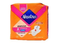 TOALLAS FEMENINAS NOSOTRAS ESENCIAL X8