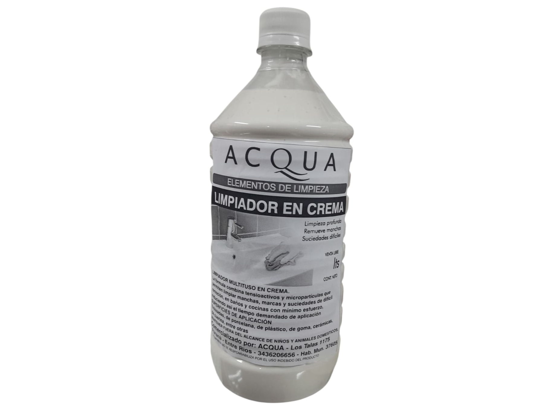 LIMPIADOR EN CREMA ACQUA 1 LITRO