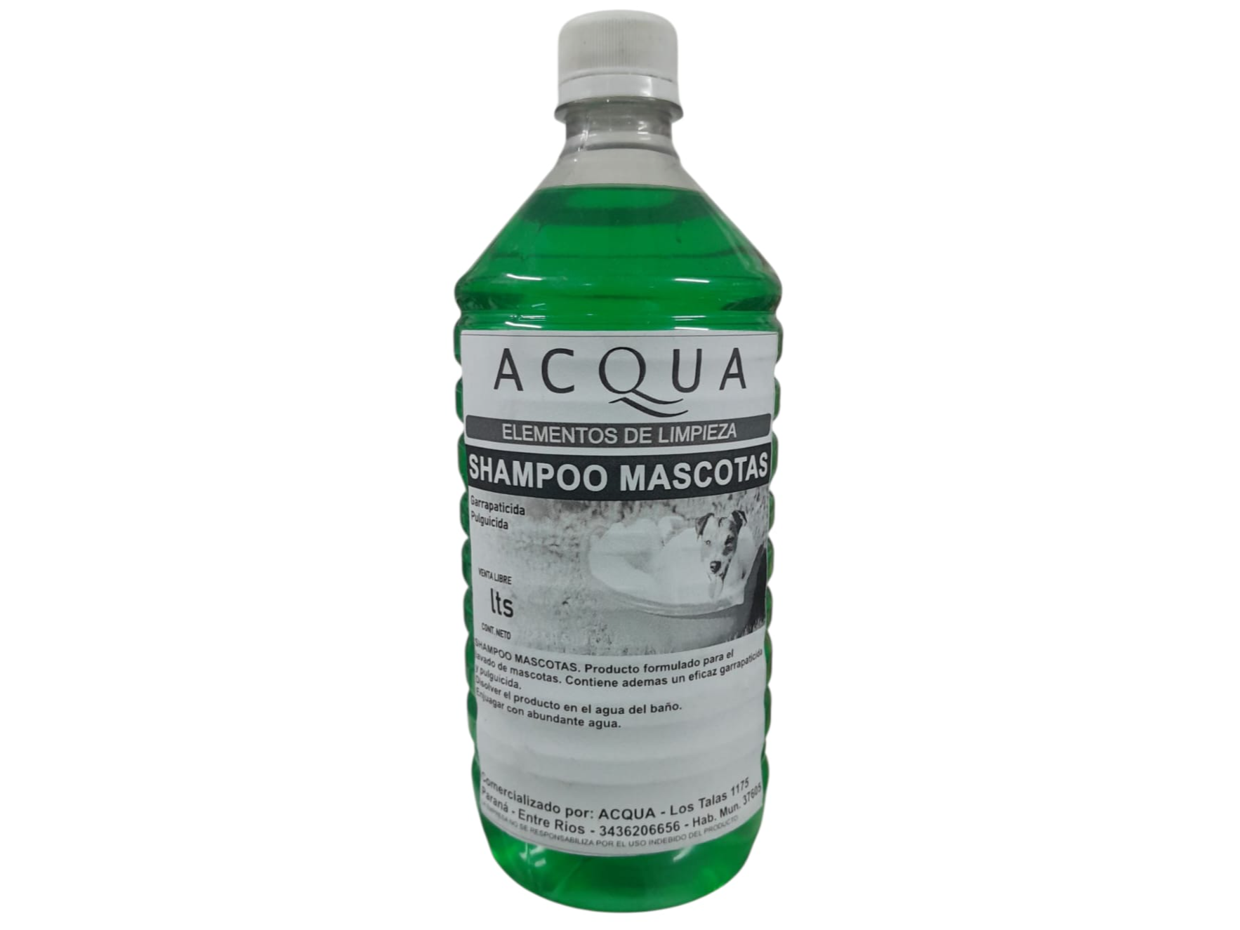 SHAMPOO PARA MASCOTAS ACQUA 1 LITRO
