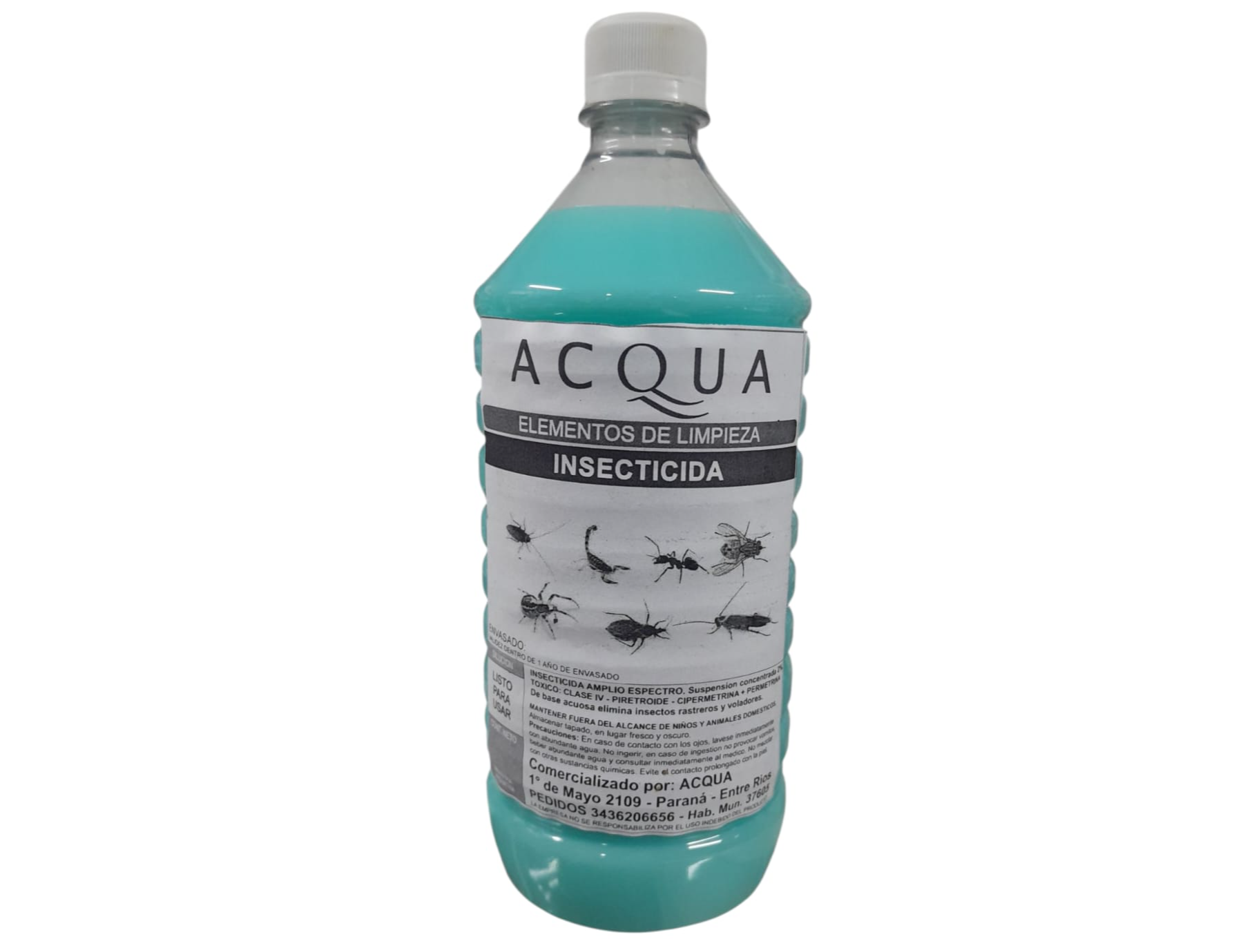 INSECTICIDA LIQUIDO ACQUA 1 LITRO VERDE