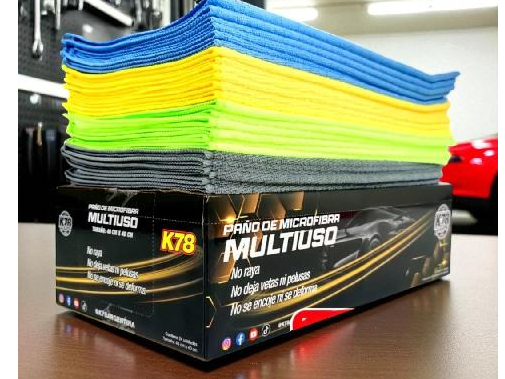 PAÑO MICROFIBRA MULTIUSO SUELTO - 40x40 cm