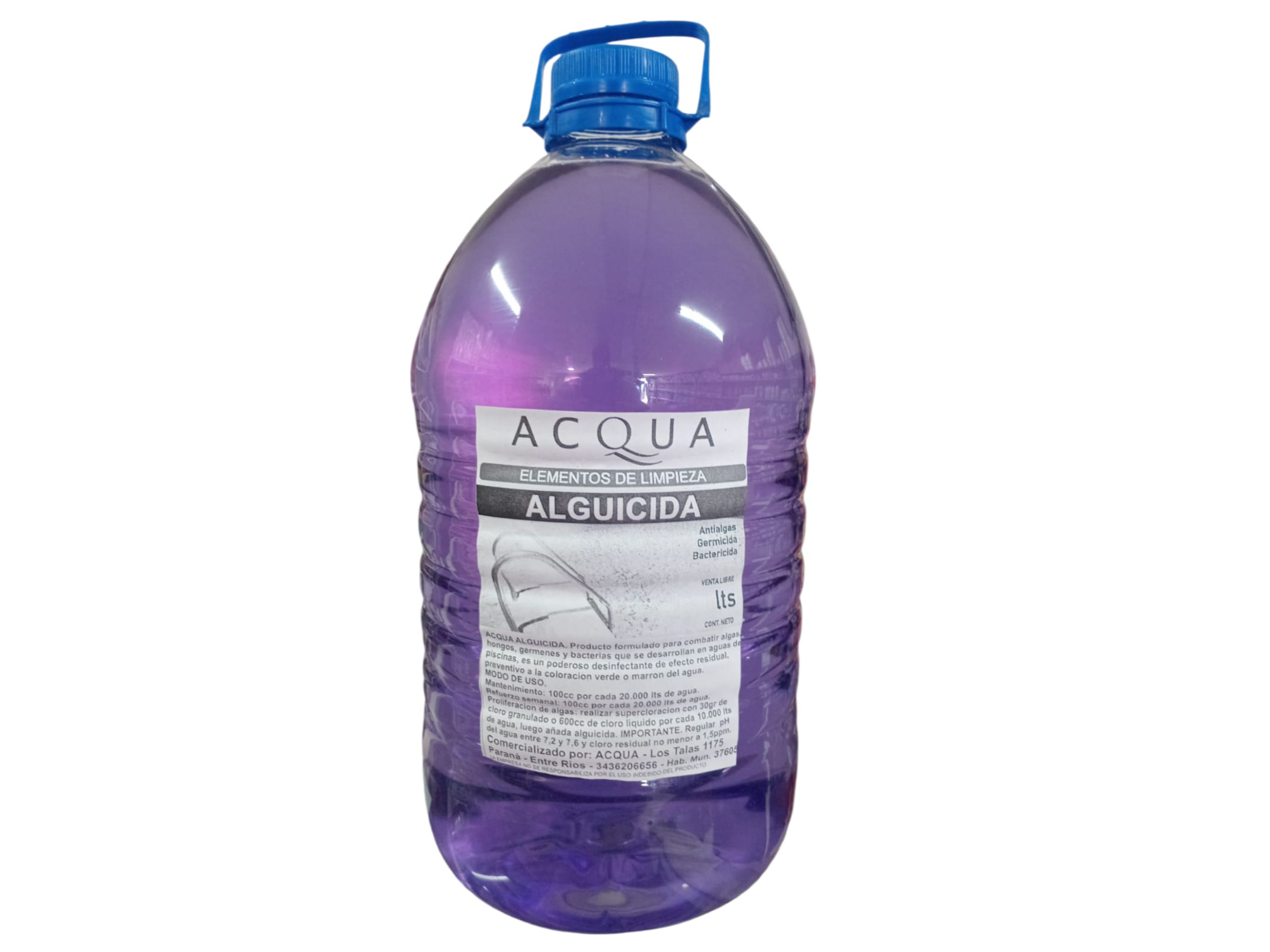 ALGUICIDA PARA PILETAS ACQUA 5 LITROS
