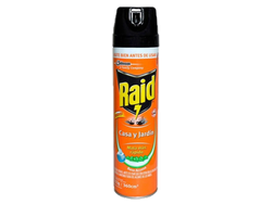 RAID INSECTICIDA AEROSOL 360CC CASA JARDIN