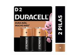 PILA D DURACELL X2U
