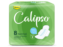 TOALLAS FEMENINAS CALIPSO NORMAL X8