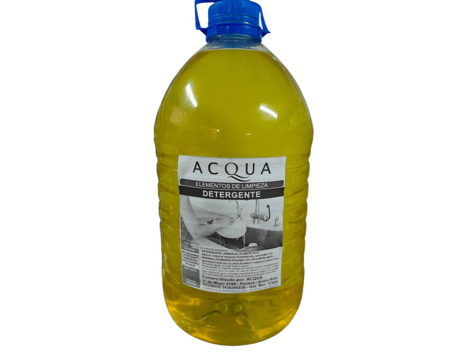 DETERGENTE LIMON ACQUA 5 LITROS