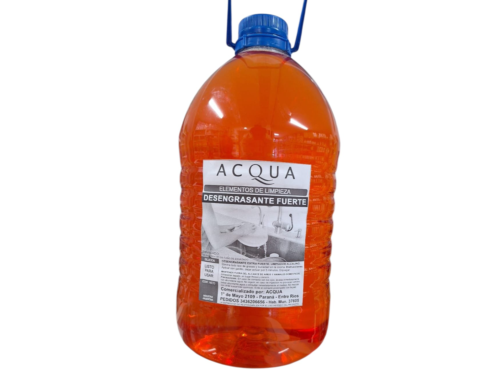 DESENGRASANTE NARANJA ACQUA 5 LITROS
