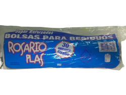 BOLSA 45X60 NEGRA DE 30U ROSARIO PLAS