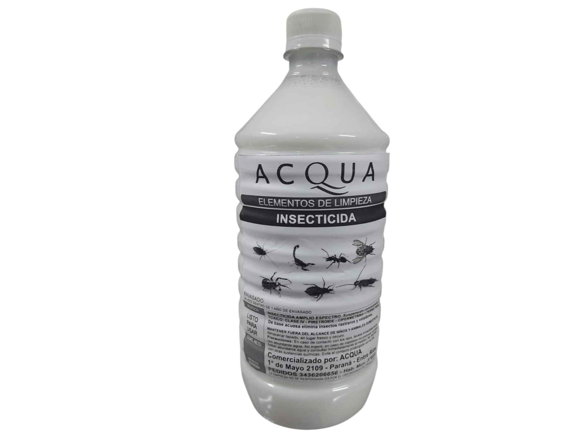 INSECTICIDA LIQUIDO ACQUA 1 LITRO BLANCO