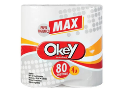 HIGIENICO OKEY BLANCO 4X80M SH