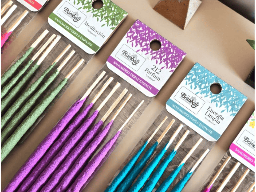 SAHUMERIOS BOMBAY TRIPLE EMPASTE 6 VARILLAS