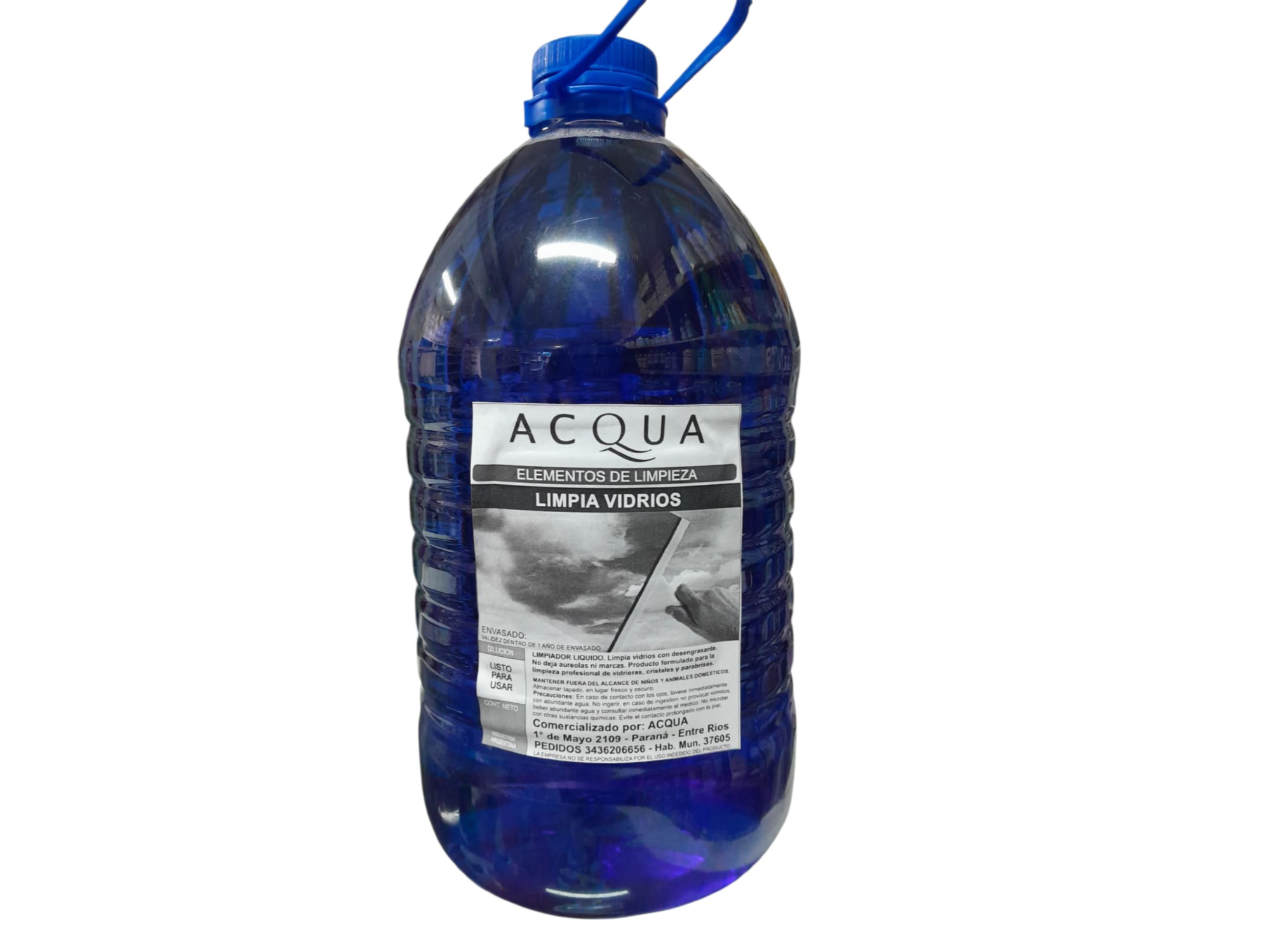 LIMPIADOR LIQUIDO ACQUA VIDRIOS 5 LITROS