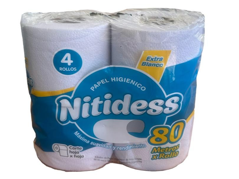 HIGIENICO NITIDESS 4X80M SH