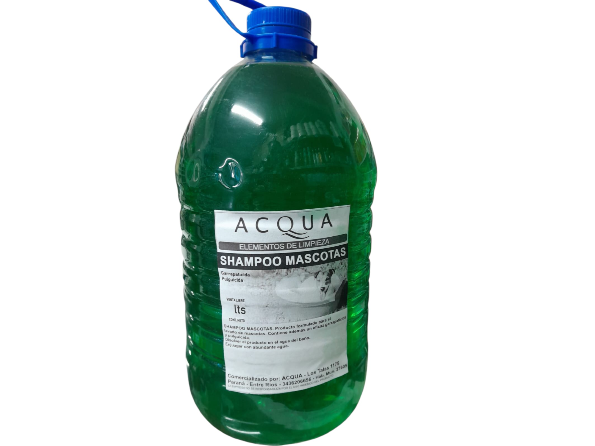 SHAMPOO PARA MASCOTAS ACQUA 5 LITROS
