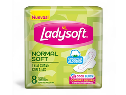 TOALLAS FEMENINAS LADYSOFT NORMAL X8