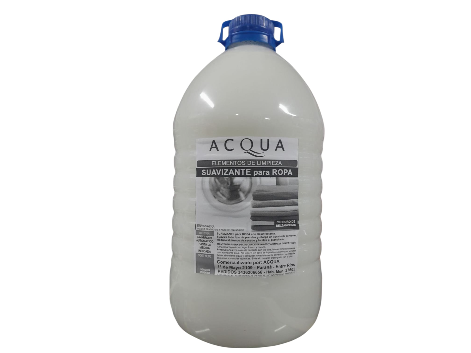 SUAVIZANTE BLANCO ACQUA 5 LITROS