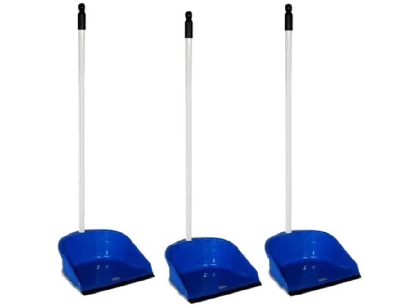 PALA PLASTICA DE RESIDUOS CON CABO CON GOMA RAYITA